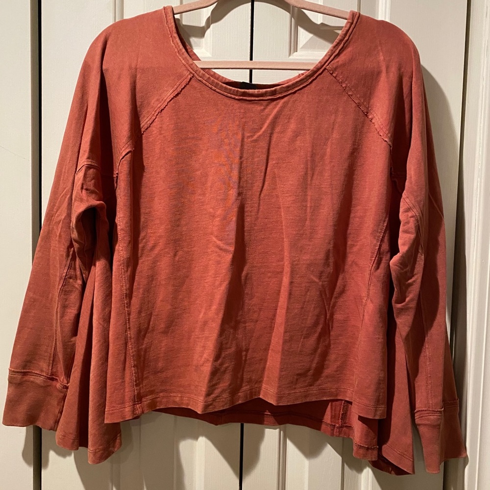 EUC Free People Flowy Long Sleeve Shirt XS